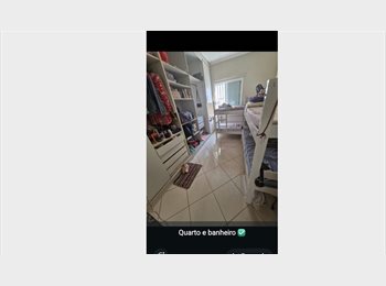 Roomgo BR -  Título Sugerido:Vaga em Quarto Compartilhado Feminino – Bairro Aparecida (Santos, Santos - R$ 700 Por mês