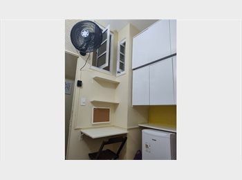 Roomgo BR - QUARTO INDIVIDUAL SÓ MOÇA AMBIENTE FAMILIAR NA BARRA FUNDA / SP, Santa Cecilia - R$ 1.280 Por mês