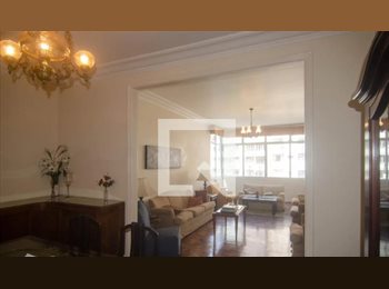 Roomgo BR - Dividir apartamento entre duas pessoas; copa, leme ou ipanema, Copacabana - R$ 3.600 Por mês