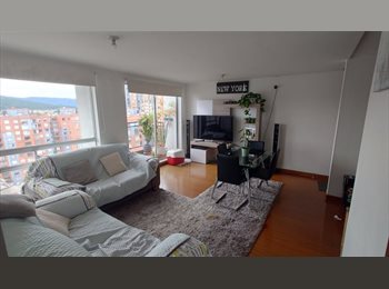 CompartoApto CO - Habitacion en muy buen apartamento grande, con piscina, gimnasio, excelente sector y seguro., Bogotá - COP$ 900.000 por mes