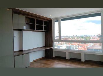 CompartoApto CO - Apartaestudio nuevo con vista panorámica en 106, Bogotá - COP$ 3.000.000 por mes