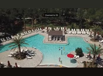 Roomgo US - Beautiful furnished room for rent, all utilities and amenities included. Gym, Resort style pools, pa, Kissimmee - $800 pm