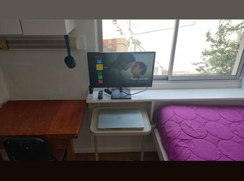 CompartoDepto CL - Pieza Individual Equipada - Metro Baquedano / Parque Bustamante / Providencia, Santiago Centro - CH$240.000 por mes