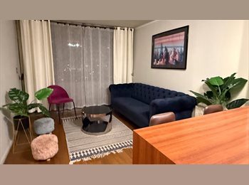CompartoDepto CL - Acogedor Depa cerca Metro Vista Norte, Ñuñoa - CH$600.000 por mes