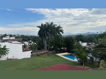 Roomgo MX - Habitacion de lujo en residencia exclusiva, Temixco - MX$8,000 por mes