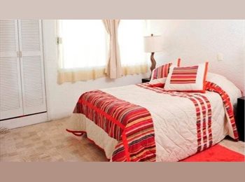 Roomgo MX - Rento linda habitación céntrico en Depa compartido, Cancún - MX$6,000 por mes