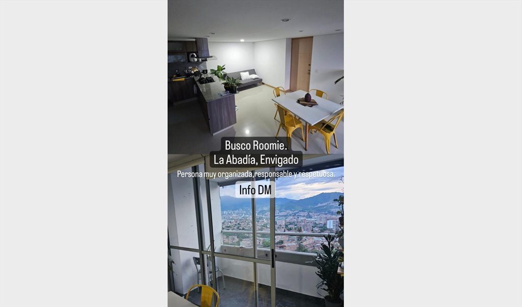 Habitación en arriendo cerca de la Institución Universitaria de Envigado (Envigado)