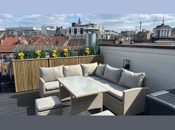 Appartager BE - Luxueuse colocation avec grande terrasse en plein centre de Bruxelles, Bruxelles - 950 € pm