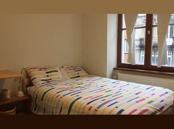Appartager BE - Nice Furnished Room to Rent DoubleBed, Saint Gilles Sint Gillis - 800 € pm
