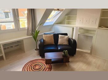 Appartager BE - Grand kot meublé de 26 m2, entièrement rénové - Forest, Forest-Vorst - 650 € pm
