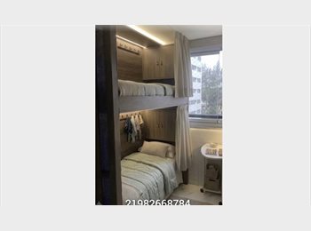 Roomgo BR - LUXO É VIVER COM O PÉ NA AREIA !Próx Metrô e Praia, Barra da Tijuca - R$ 1.250 Por mês