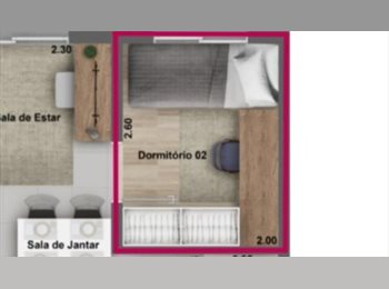 Roomgo BR - Quarto a 25 min da USP, Butantã - R$ 1.600 Por mês