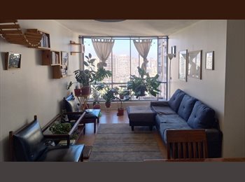 CompartoDepto CL - Departamento amoblado dos habitaciones, 70 metros cuadrados en Barrio San Borja, a pasos del Metro U, Santiago Centro - CH$450 por mes