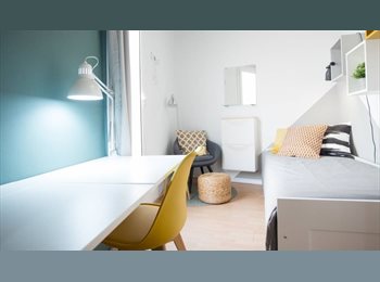 Roomgo ES - ¡Luminosa y chula habitación con cama individual y terraza privada en un piso recién reformado (RH19, Gràcia - 940 € por mes