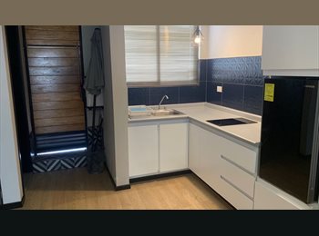 Roomgo MX - Estudio amueblado con servicios incluidos en La paz, Puebla - MX$7,500 por mes