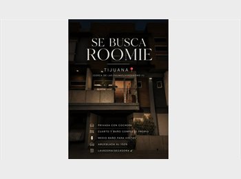 Roomgo MX - Busco roomie, Casa en Privada, Tijuana - MX$8,500 por mes