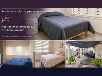 Roomgo MX - Habitación individual en Colonia Americana, zona Chapultepec, Guadalajara - MX$7,500 por mes