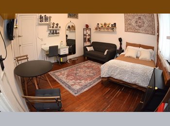 Roomgo MX - Habitación-Estudio-loft amueblado, baño-vestidor, cocina  equipada; todo privado., Cuauhtémoc - MX$15,000 por mes