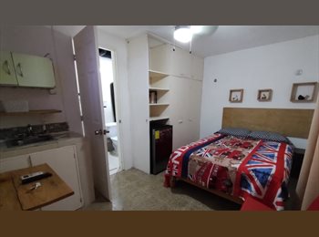 Roomgo MX - ESTUDIO CENTRICO ZONA SEGURA ENTRADA INDEPENDIENTE, Cancún - MX$6,000 por mes
